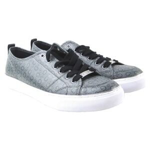 Guess Kirkwell Women's Gray Fashion Sneakers‎ Metal logo Shoes Size 11 M New